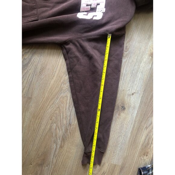 JANSPORT- WOMENS BROWN LONG SLEEVE KANGAROO POCKET PULLOVER HOODIE SIZE MEDIUM - Picture 6 of 6